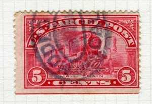 USA; 1912-13 early Parcel post issue fine used 5c. value