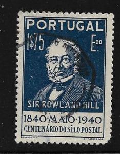 PORTUGAL 602 USED SIR ROWLAND HILL ISSUE