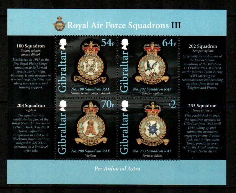 Gibraltar #1481  MNH  Scott $12.50   Sheet of 4