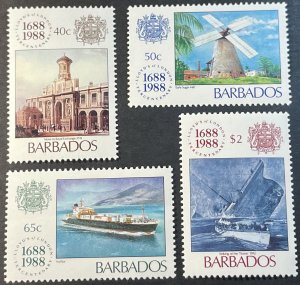 BARBADOS # 731-734-MINT NEVER/HINGED---COMPLETE SET---1988