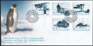 NEW ZEALAND ROSS DEPENDENCY 2007 50th Anniv set FDC.......................B3872a