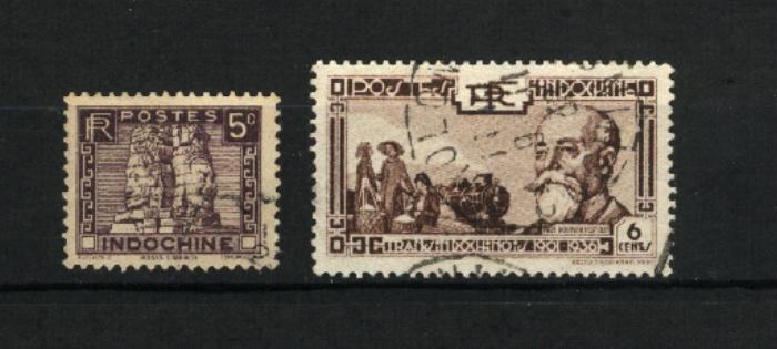 Indo-China # 154, 201 used  PD