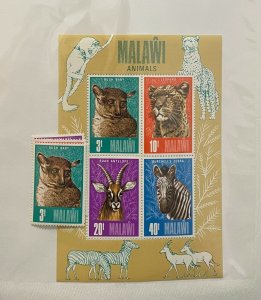 Souvenir Sheet Malawi Scott #259-262 nh