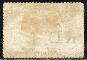 1913 Rhodesia Sg 182 ½d yellow-green (Perf 13½) Fine Used 