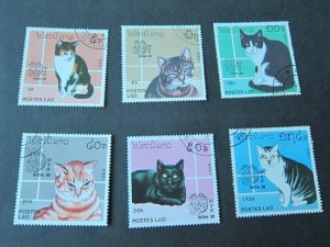 Laos 1989 Sc 908-813 Cat set FU