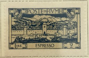 AlexStamps FIUME #E13 VF Mint 