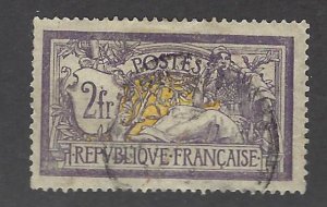 France SC#126 Used F-VF hr SCV$75.00...Worth a Close Look!