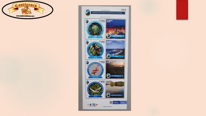 vtaeb.O) 2022 COLOMBIA, NATIONAL NATURAL PARKS. .NINTH SERIES, LOS CORALS