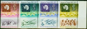 British Antarctic Territory 1971 Treaty Set of 4 SG38-41 V.F MNH