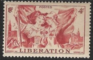 1945 France Sc559 Liberation of Alsace & Lorraine MNH