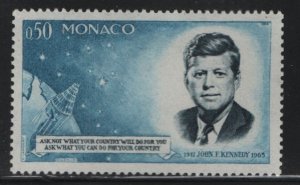 MONACO    596  MNH KENNEDY ISSUE 1964