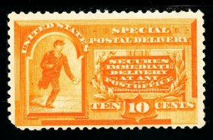 USAstamps Unused VF US 1893 Special Delivery Scott E3 OG MNH Tear