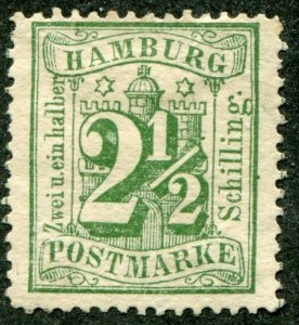 Hamburg   Mi.# 14   kein Gummie