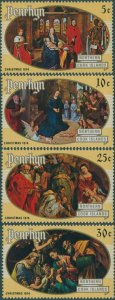 Cook Islands Penrhyn 1974 SG72-75 Christmas set MNH