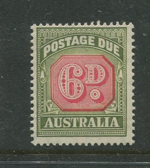 Australia - Scott J77 - Postage Due Issue -1947- Wmk 228 - MNH -Single 6d stamp