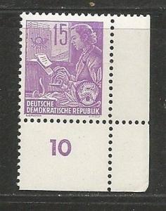 GERMANY DDR MNH sc# 193 Corner CV $20.00+