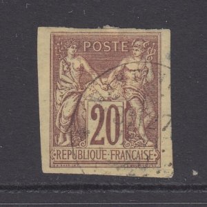 French Colonies (General), Scott 34 (Yvert 34), used