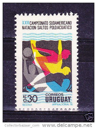 URUGUAY Sc#934 MNH STAMP 23th south american swimming diving and water polo cup