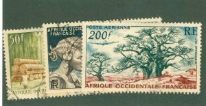 FRENCH WEST AFRICA C18-20 USED CV$ 4.75 BIN$ 2.35