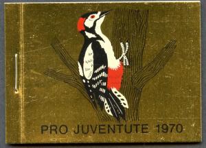 Switzerland #B394 - B396.  1970 Pro Juventute - Complete Booklet - 20 stamps