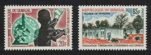 Senegal Anti-leprosy Campaign 2v 1965 MNH SG#292-293 MI#296-297