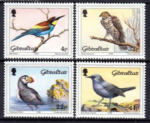 Gibraltar 1988 Birds Complete Mint MNH Set SC 532-535