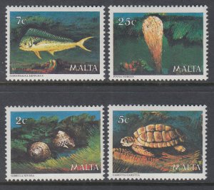 Malta 563-566 Marine Life MNH VF