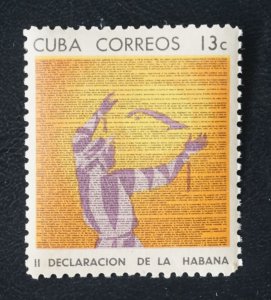 CUBA Sc# 932a  FIDEL CASTRO HAVANA DECLARATION 13c   1964 MNH