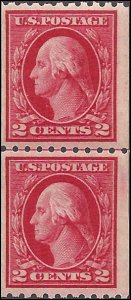 442 Mint,OG,NH... Line Pair... SCV $130.00