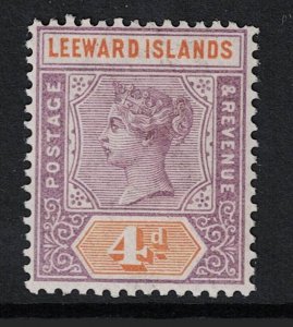 Leeward Islands SG# 4 Mint Light Hinged - S19019