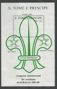 1988 Sao Tome Scout International Congress Australia SS