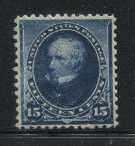 1890 US Stamp #227 15c Mint Hinged VF No Gum Catalogue Value $180