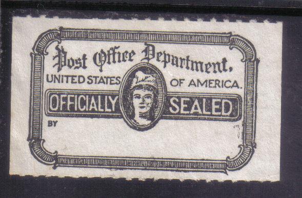 OX39 - Official Post Office Seal used