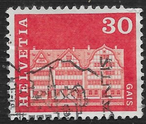 Switzerland #444 30c Gabled Houses, Gais