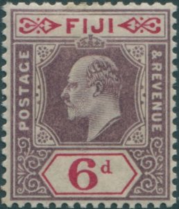 Fiji 1903 SG111 6d dull purple and carmine KEVII MLH