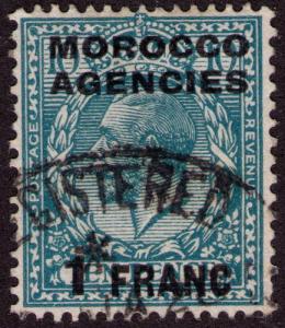 GB - Morocco # 409 Used  VF CDS Cat $ 3.50