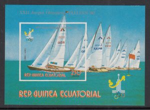 Equatorial Guinea 7848 Summer Olympics Souvenir Sheet MNH VF