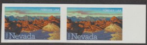 U.S.  Scott# 4907a 2014 Nevada Statehood XF MNH Imperf Pair