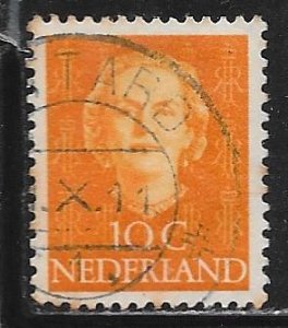 Netherlands 308: 10c Queen Juliana, used, F-VF