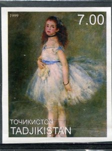 Tajikistan 1999 AUGUSTE RENOIR Paintings 1 value Imperforated Mint (NH)