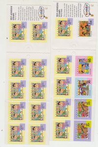 Z5081 JL stamps 1996 singapore complete bklt,s mnh set #751a, 755a greetingss