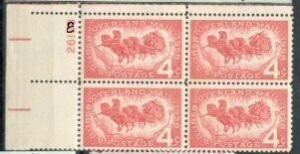 US Stamp #1120 MNH - Overland Mail - Plate Block of 4
