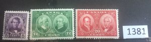 $1 World MNH Stamps (1381), Canada 146-8, MNH set of 3, see image, lovely set