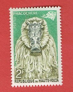 UPPER VOLTA SCOTT#75 1960 2f WARTHOG MASK - MNH