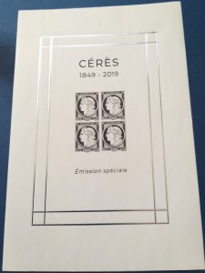 France 2019 sheet block Ceres 1849-2019 special issue NEW**LUXURY