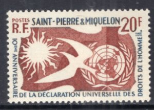 St Pierre and Miquelon 356 MNH BIN