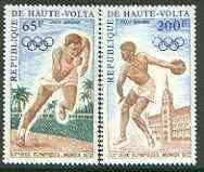 UPPER VOLTA - 1972 - Munich Olympics - Perf 2v Set - Mint Never Hinged