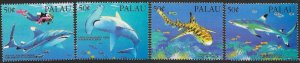PALAU SG597/600 1993 SHARKS SET MNH