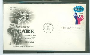 US 1439 FDC, artcraft cachet