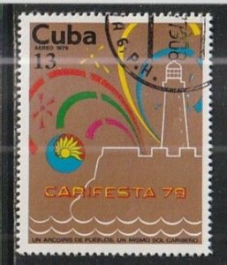 1979 Cuba - Sc C318 - used VF - 1 single - CARIFESTA 79